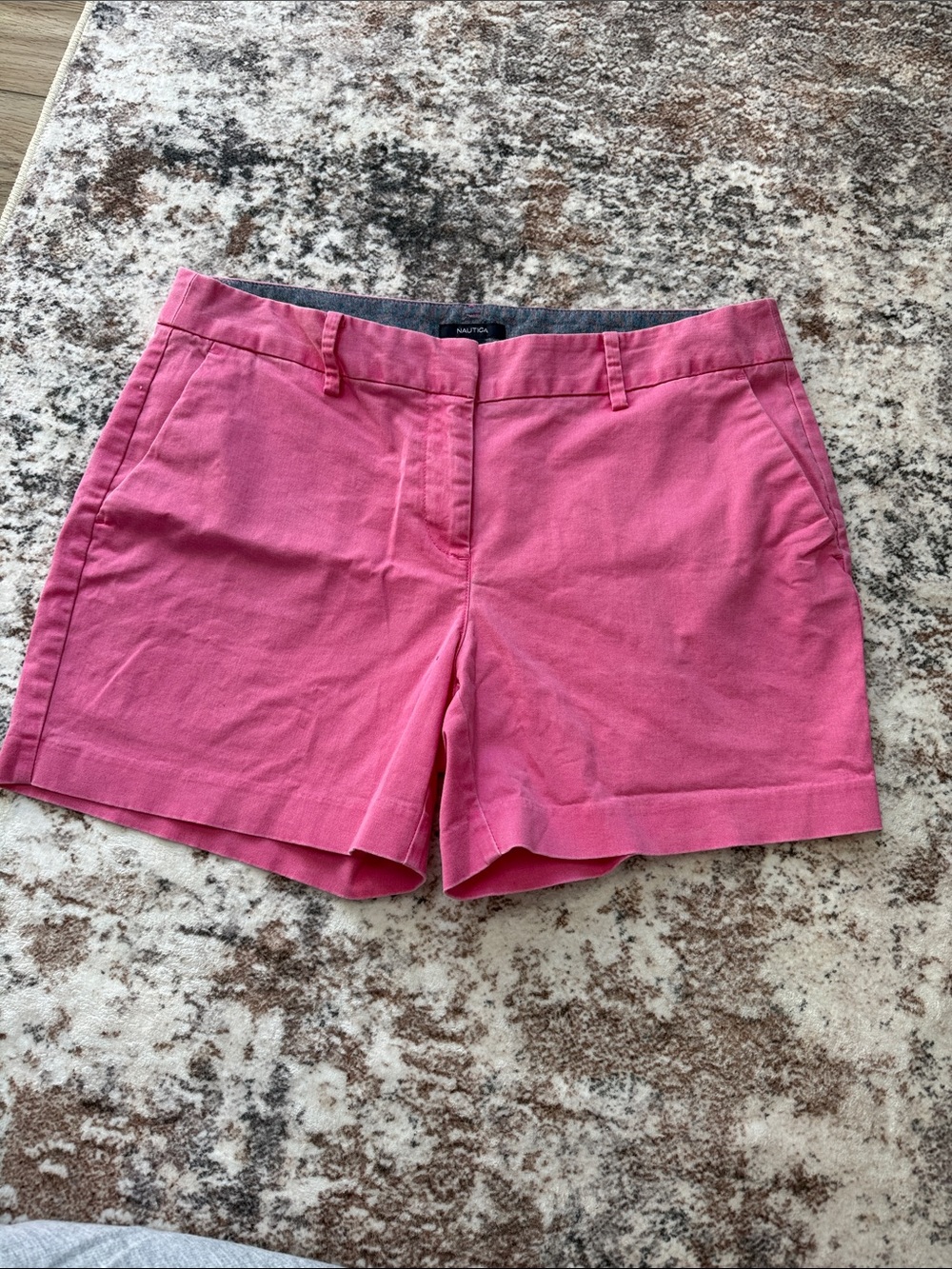 Nautica Women's Hot Pink Casual Cotton Shorts